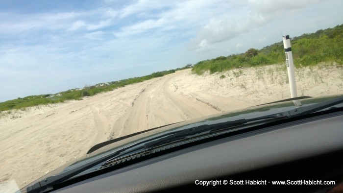 4 wheel drive vehicles are required to drive on the beach.