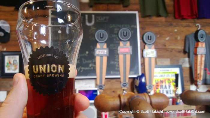 After hitting Victorias, we decided to keep drinking by visting Union Brewing in Baltimore.