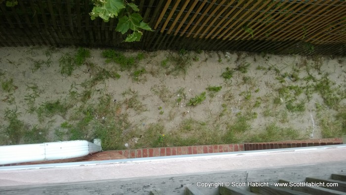 The people above me seem to think that over-the-balcony is a good place to throw their cigarette butts.