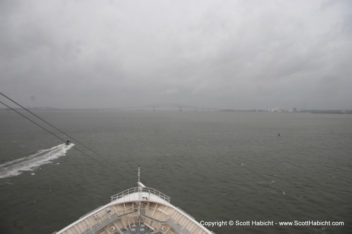 The Key bridge in Baltimore was rapidly approaching....