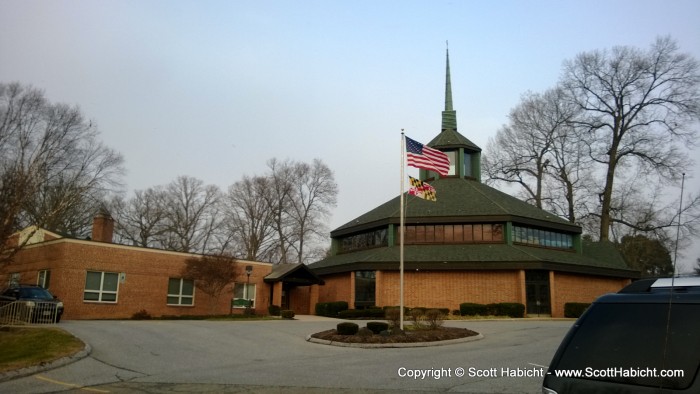 Heading to church for a Christmas Eve service.