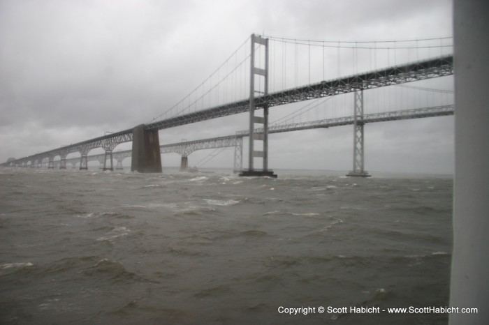 Of course we did make it under, and it was on to the bay bridge.