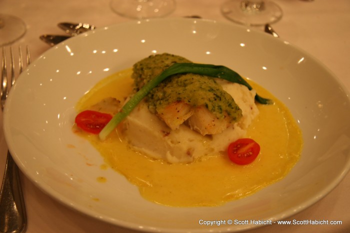 This was my favorite of the trip, pesto encrusted rockfish on potato.