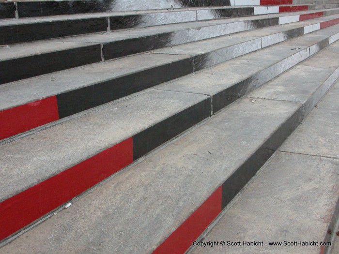 Notice the markings on the steps. More on those in a minute.