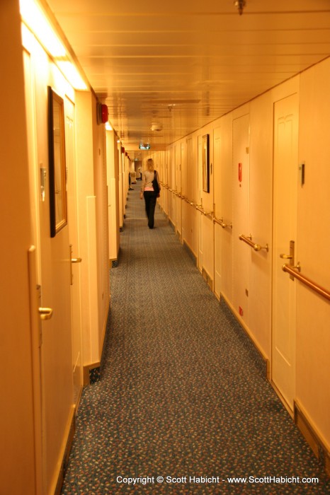 Lots of long hallways.