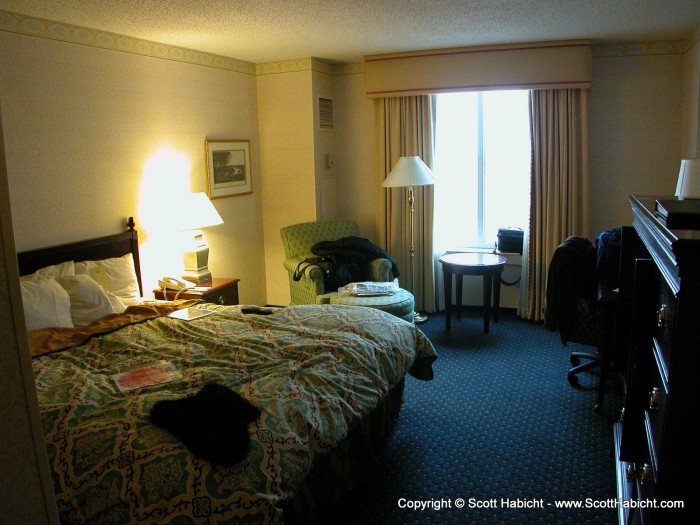 This was the room we stayed at that night.