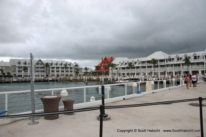 Key West, FL, and we were just in time for some rain.