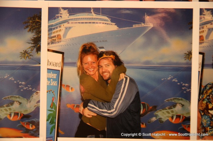 I found the pictures of us taken by the "official" cruise photographer....