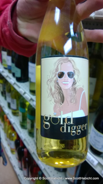 Amber and I went to the store to get wine for Erin, and Amber tells me this bottle looks like her mom.