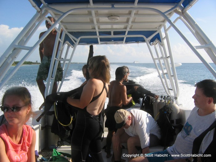 The next day we were in Costa Maya, Mexico for some more diving.