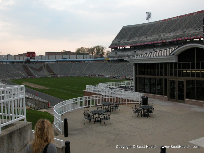 Kelli and I went to the University of Maryland....