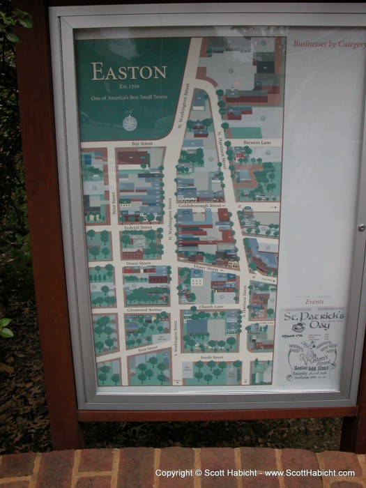 Stopping in Easton on the way to Ocean City.