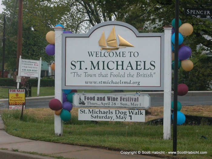 Kelli and I took a day to go to St. Michaels for their food and wine festival.