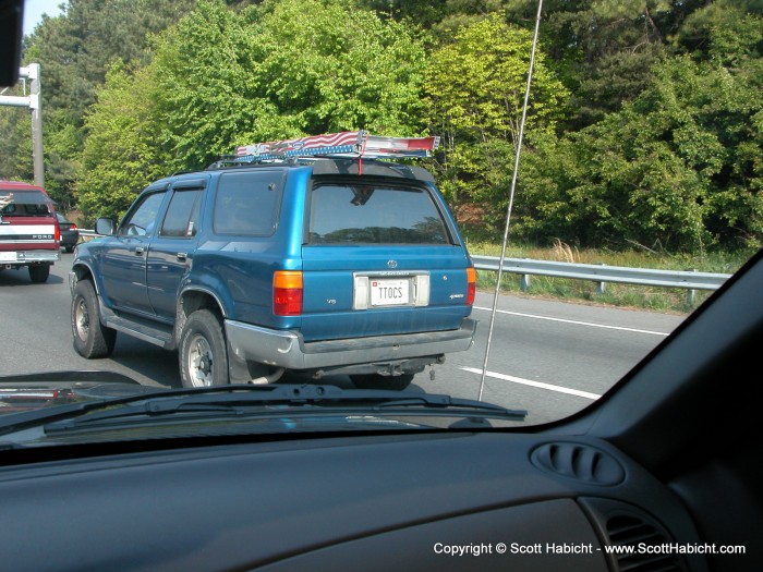 Something about that license plate seems familiar to me.