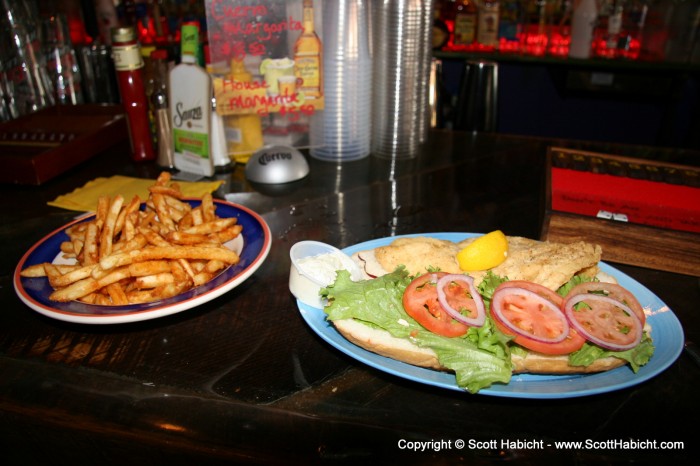 Mmmmm, fried grouper.