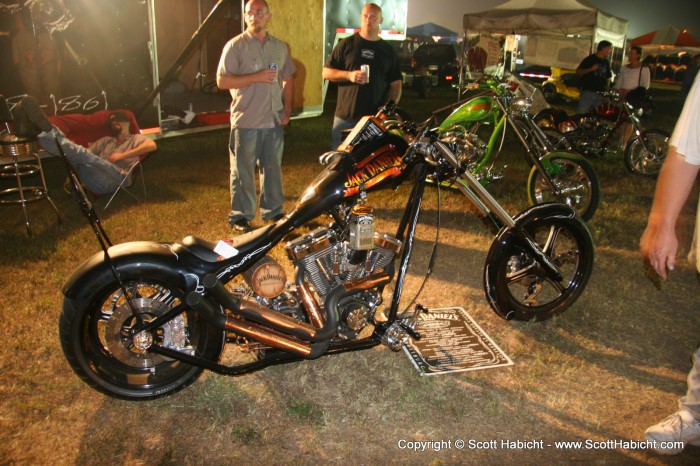 The Jack Daniels bike, notice the gas tank?