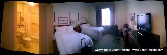 My hotel room.