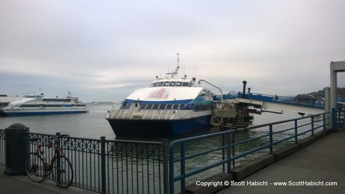 It seems lots of people take a ferry to work everyday.