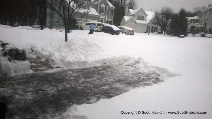 It was getting to be a real pain having to shovel the driveway all winter.