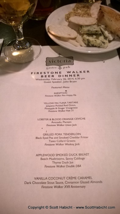 Another night at VGP, this time for a beer dinner.