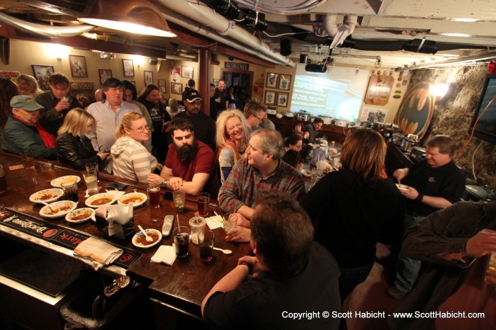 The chili contest at Ellicott Mills Brewing Company.