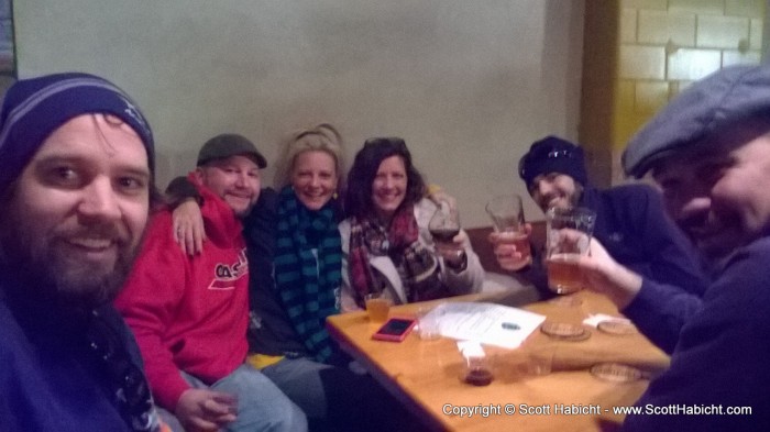 Kelli and I sat with some of the locals and enjoyed their home town beer and conversation.