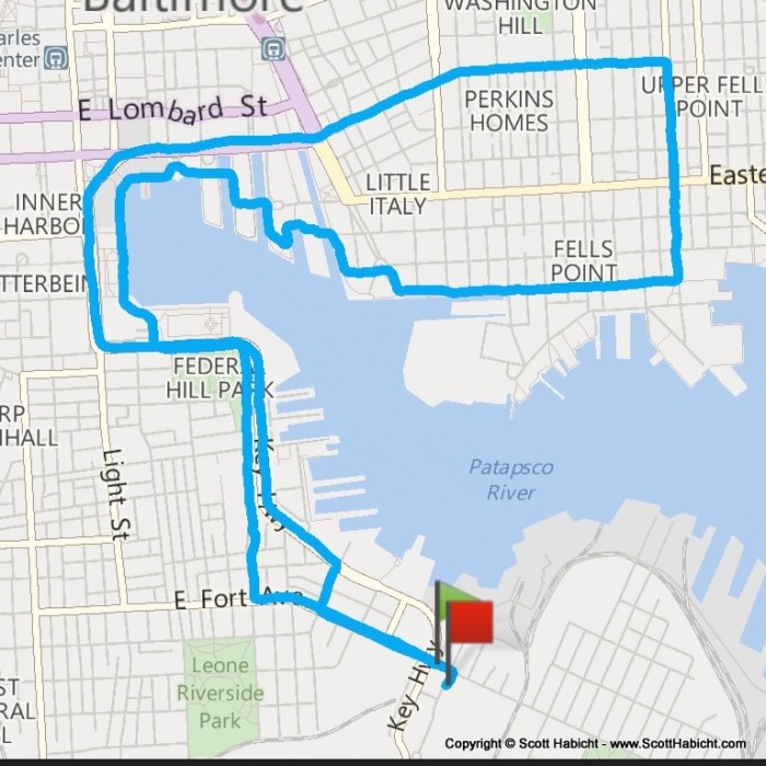 Here is the course we ran.