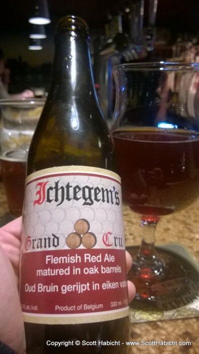 I had some of their beers, but also thought I'd try a sour, too.