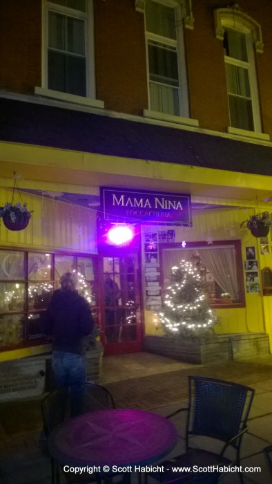 And headed to Mama Nina for dinner.