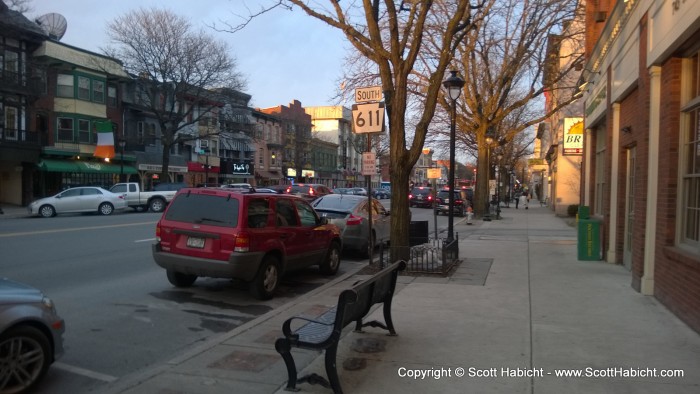 It was getting late, and we decided to head into Stroudsburg, PA.