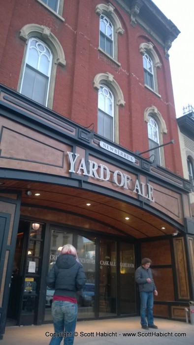 Andd with a name like Yard of Ale, we thought it might be worth the trip.