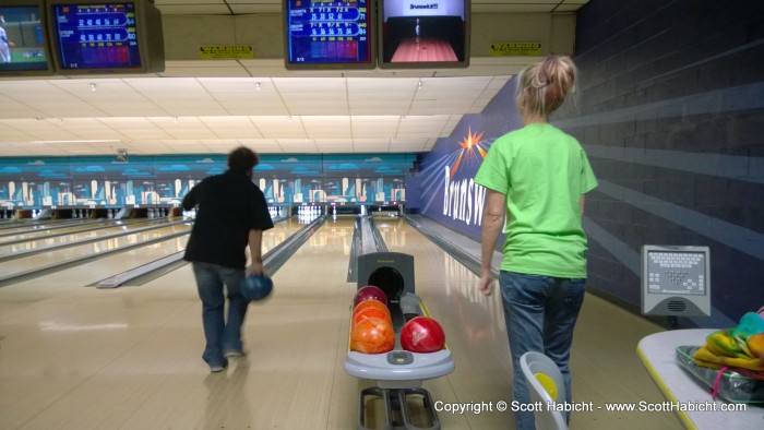 Memorial day weekend started with Kelli and me bowling.