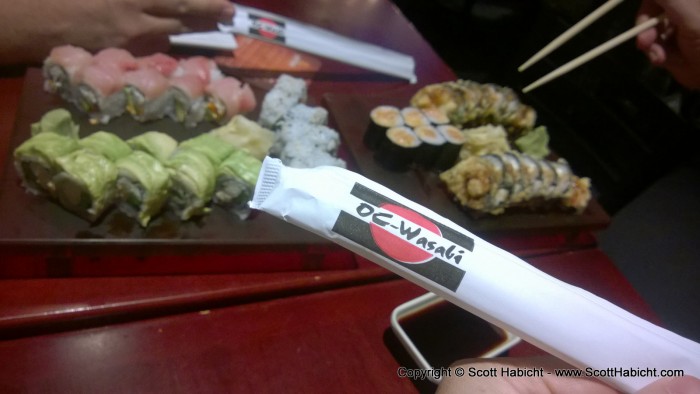 For dinner, we went down to OC Wasabi.