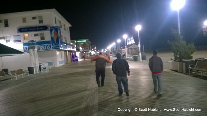 And then we headed out to the boardwalk.