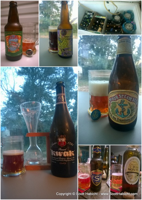 I went to a reunion of my beer judge class and we drank lots of great beers.