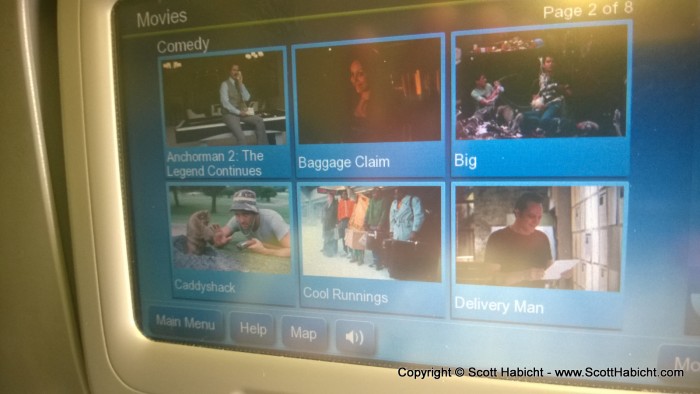 On the flight over I wached a few movies, including Caddyshack.