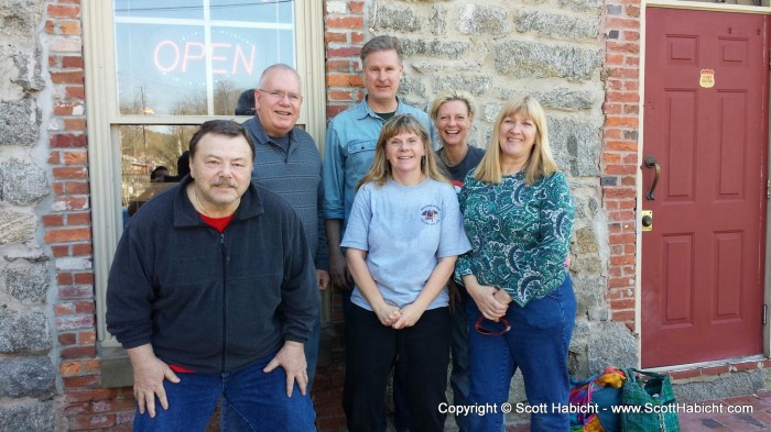 Kelli did a highway cleanup with these members of the Roost.