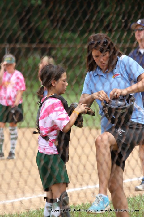 Ashley was so good at softball, she made the All-Star team.