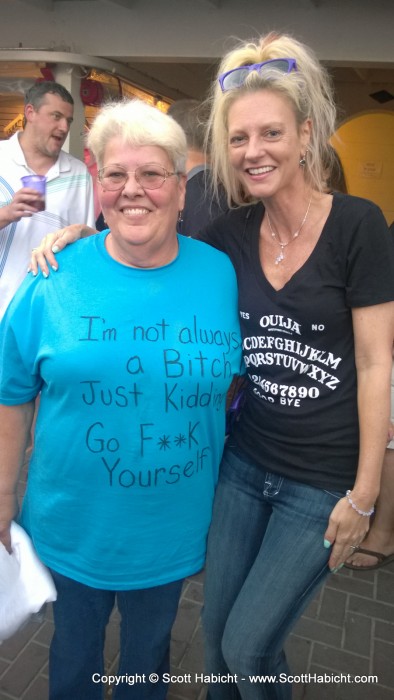 Kelli loved her shirt.