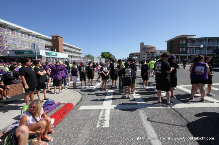 The next morning, with a little bit of a hangover, it was time for the parade.