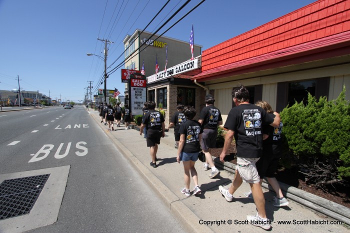 After the parade we headed to Buxy's Salty Dog for drinks.