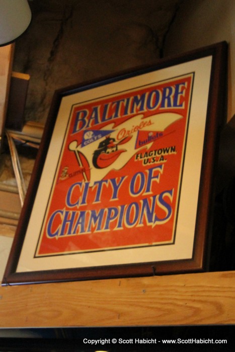 I liked the fact that the poster had a Baltimore Bullets (aka, Washington Wizards) flag.