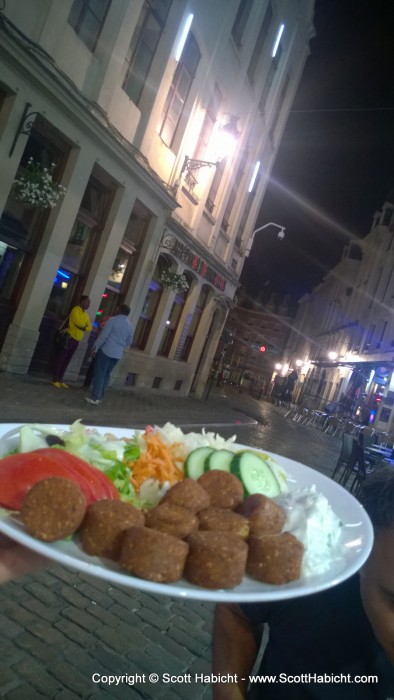 Mmmm, falafel.