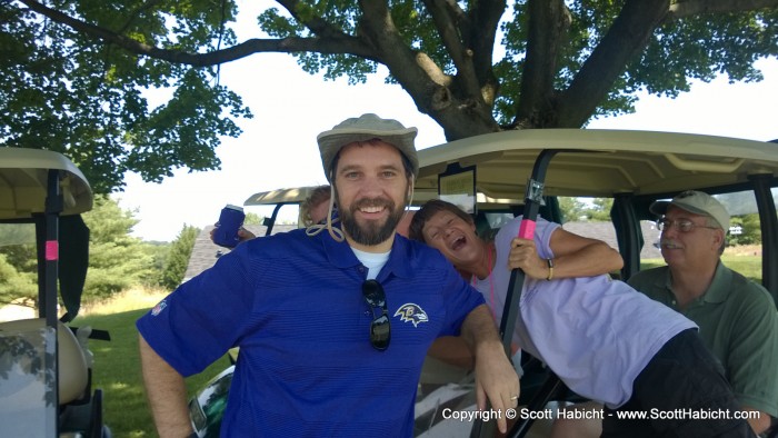 A charity golf outing.