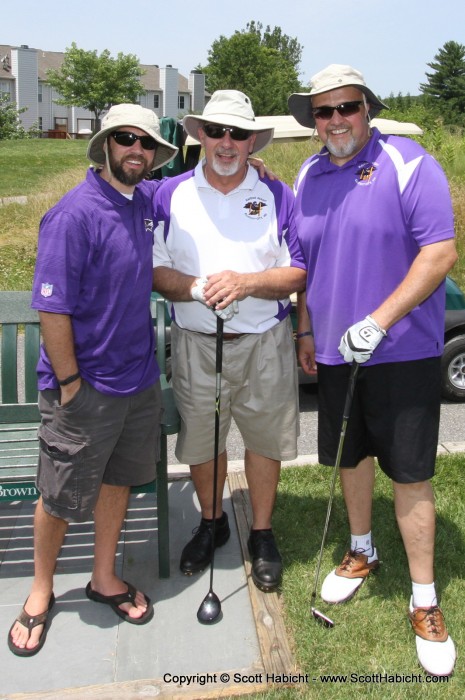 The men with the floppy hats.