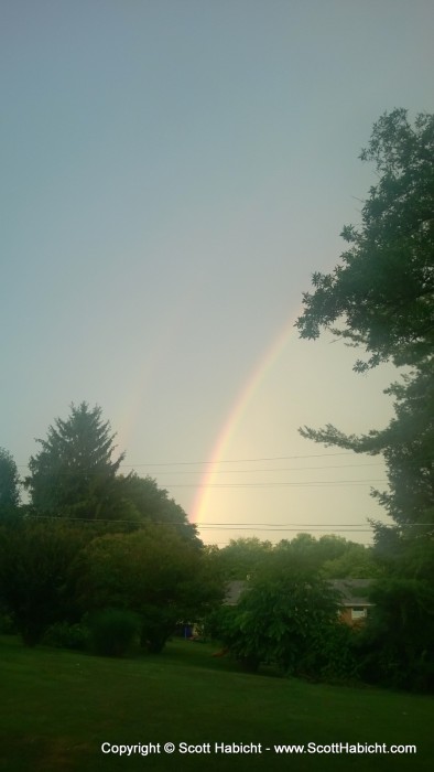 Double rainbow!!!