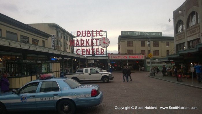 I headed to the Farmers Market...