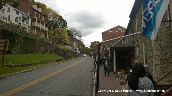 After lunch we walked up through the town.