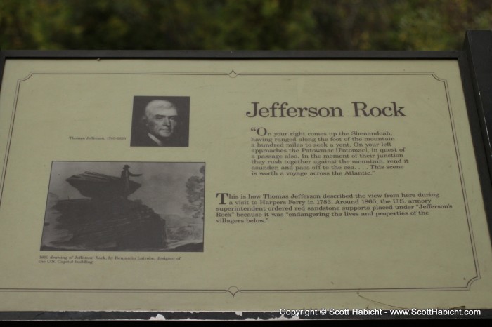 We stopped by Jefferson Rock, but I forgot to get a picture of it.