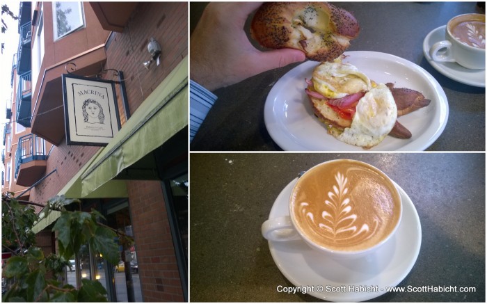 The next morning I grabbed breakfast at Macrina before heading to the meeting.